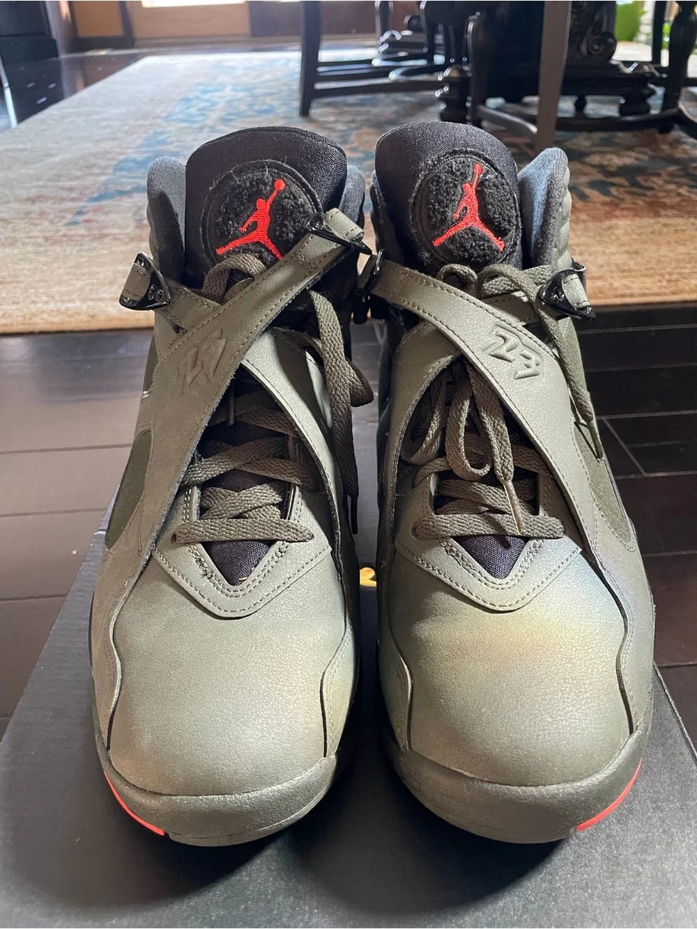 Air Jordan 8 Retro “Take Flight” - Size 11.5 - Black/Olive